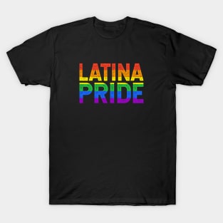 Latina Pride - Rainbow design T-Shirt